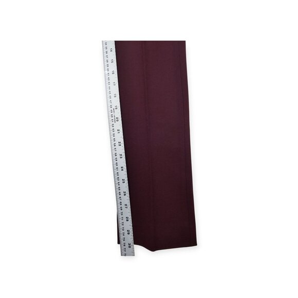 🛍️ Vince Camuto Slim Leg Trousers - Women's 4 - Plum/Burgundy - Picture 7 of 10